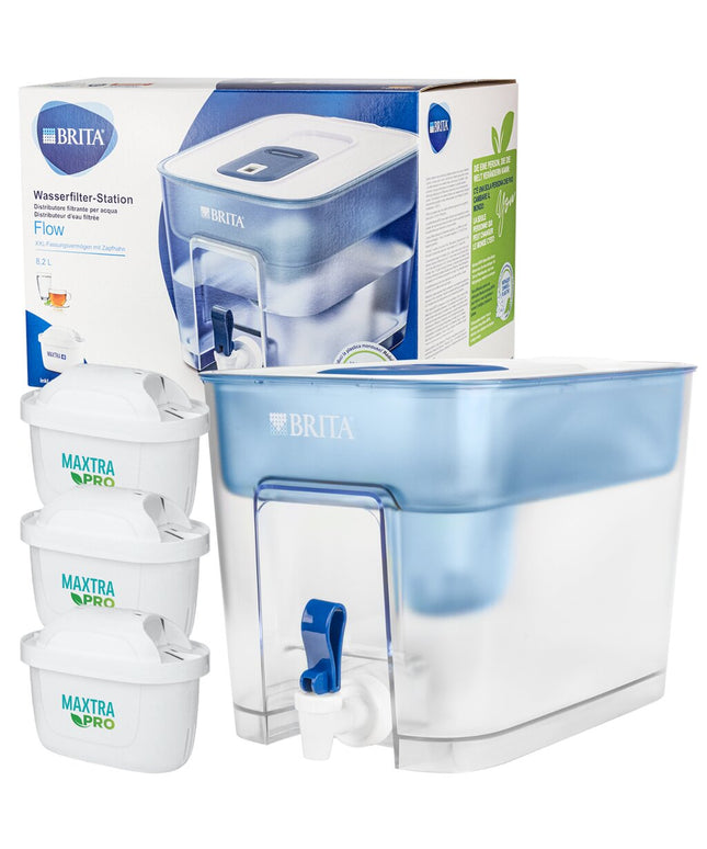 Vandens filtravimo indas Brita Flow 8,2l + 5x Brita Maxtra vandens filtrai Vandens filtravimo indas Brita Flow 8,2l + 3x Brita Maxtra Pro vandens filtrai