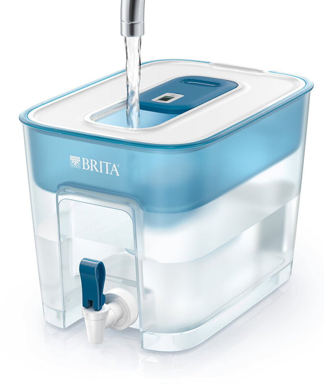 Vandens filtravimo indas Brita Flow 8,2l + 5x Brita Maxtra vandens filtrai Vandens filtravimo indas Brita Flow 8,2l + 1 vnt Brita Maxtra Pro vandens filtras