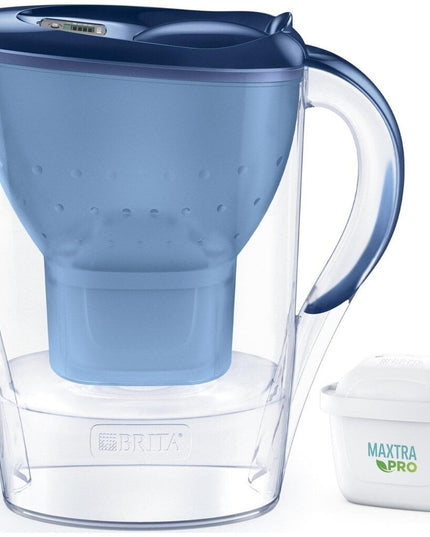 Vandens filtravimo ąsotis Brita Marella, 2.4l, mėlynas, su 1 vnt Maxtra Pro vandens filtru
