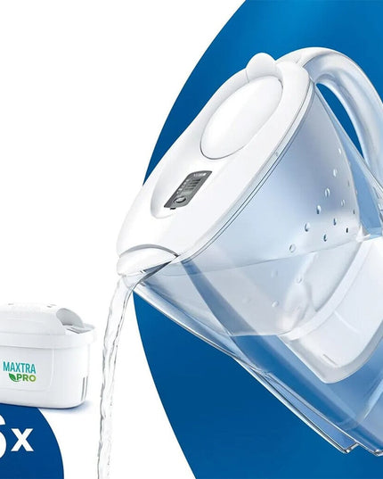 Vandens filtravimo ąsotis Brita Marella 2.4L ir Maxtra Pro+ filtrai, 6 vnt