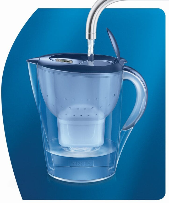Vandens filtravimo ąsotis Brita Marella XL, 3,5l, mėlynas, su 1 vnt Maxtra+ vandens filtru