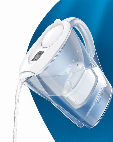 Vandens filtravimo ąsotis Brita Marella Memo, 2.4l, baltas, su 1 vnt Maxtra+ vandens filtru