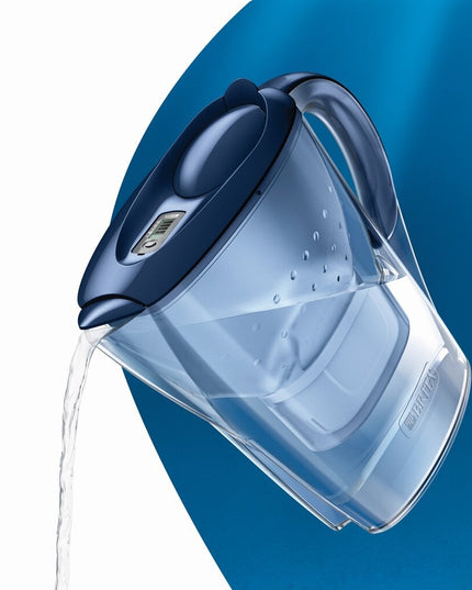 Vandens filtravimo ąsotis Brita Marella Memo, 2.4l, mėlynas, su 1 vnt Maxtra+ vandens filtru