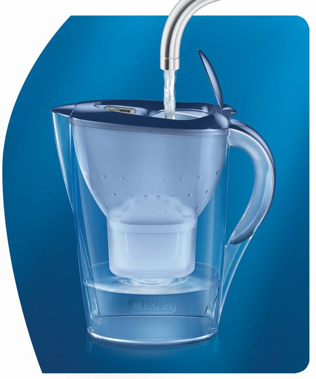 Vandens filtravimo ąsotis Brita Marella Memo, 2.4l, mėlynas, su 1 vnt Maxtra+ vandens filtru