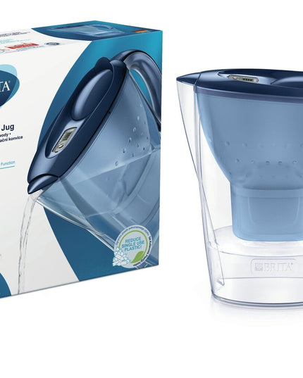 Vandens filtravimo ąsotis Brita Marella Memo, 2.4l, mėlynas, su 1 vnt Maxtra+ vandens filtru