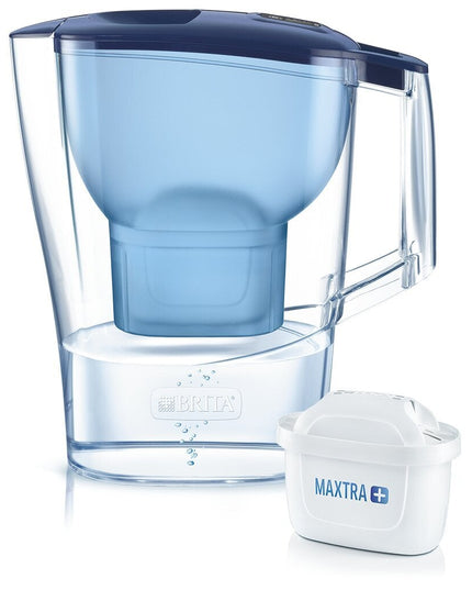 Vandens filtravimo ąsotis Brita Aluna, 2.4L, mėlynas, su 1 vnt Maxtra+ vandens filtru