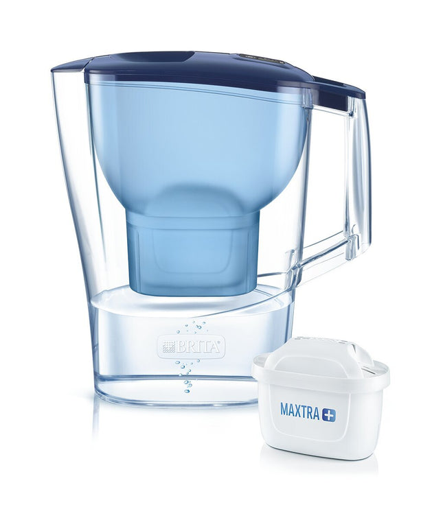 Vandens filtravimo ąsotis Brita Aluna, 2.4L, mėlynas, su 1 vnt Maxtra+ vandens filtru