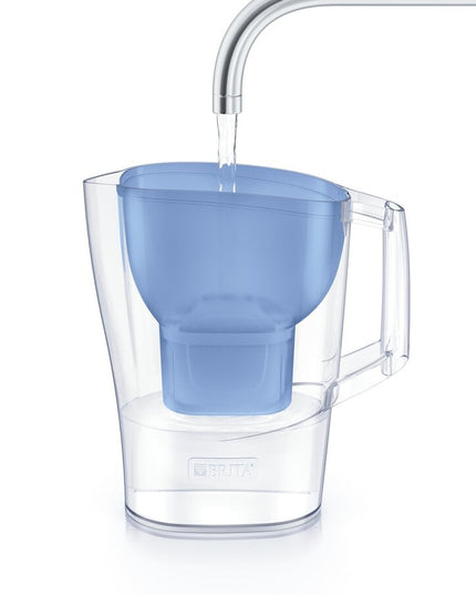 Vandens filtravimo ąsotis Brita Aluna, 2.4L, mėlynas, su 1 vnt Maxtra+ vandens filtru