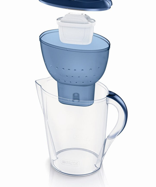 Vandens filtravimo ąsotis Brita Marella XL, 3.5l, mėlynas, su 2 vnt Maxtra Pro vandens filtrų