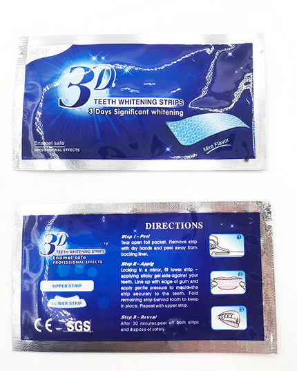 Dantų balinimo juostelės 3D Whitening 28vnt/14 porų