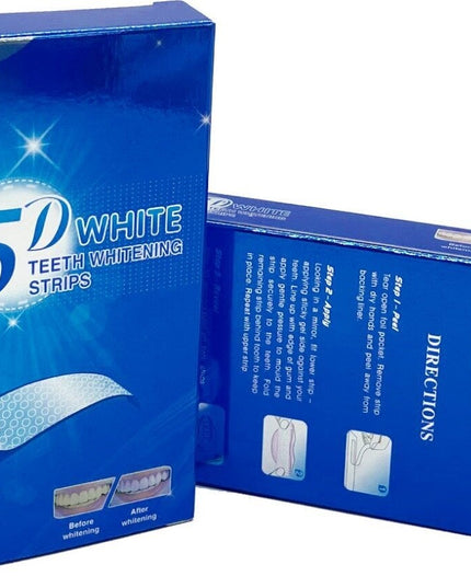 Dantų balinimo juostelės 5D Whitening, 14 vnt