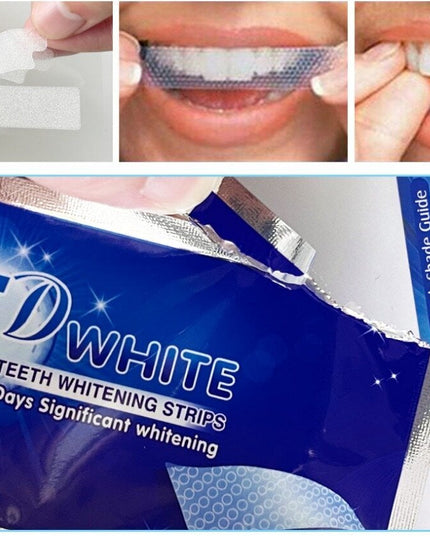 Dantų balinimo juostelės 5D Whitening, 14 vnt