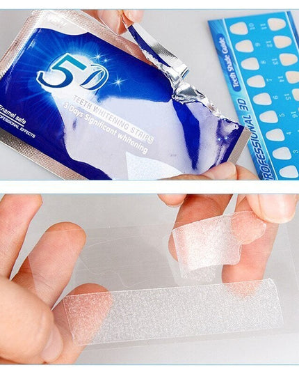 Dantų balinimo juostelės 5D Whitening 14vnt/7 poros