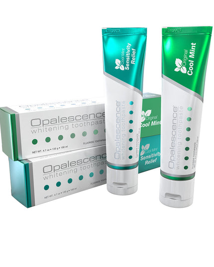 Dantų balinimo pasta Opalescence Whitening Cool Mint + Sensitivity Relief, 2x100 ml