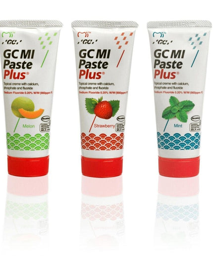 Dantų kremas su fluoru GC Mi Paste Plus Recaldent, mėtų skonio, 35 ml