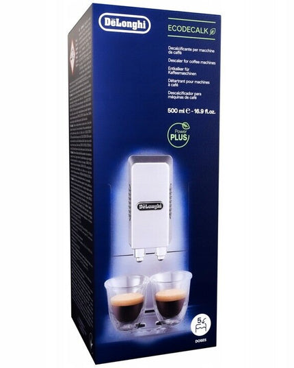 Kavos aparatų kalkių šalinimo priemonė DeLonghi EcoDecalk, 2 x 500 ml