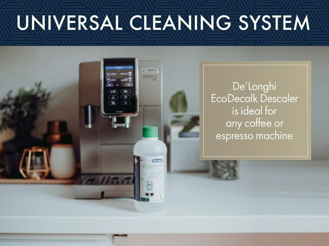 Kavos aparatų kalkių šalinimo priemonė DeLonghi EcoDecalk, 500 ml