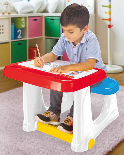 Dolu Fisher Price rašomasis stalas su suoliuku, 1810