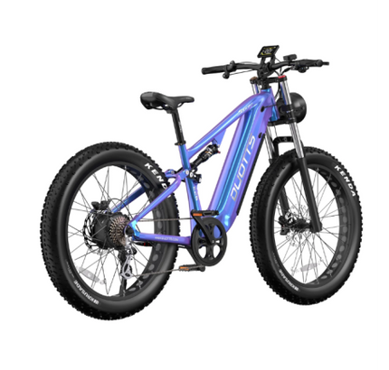 DUOTTS E26 elektrinis dviratis (26"), violetinė