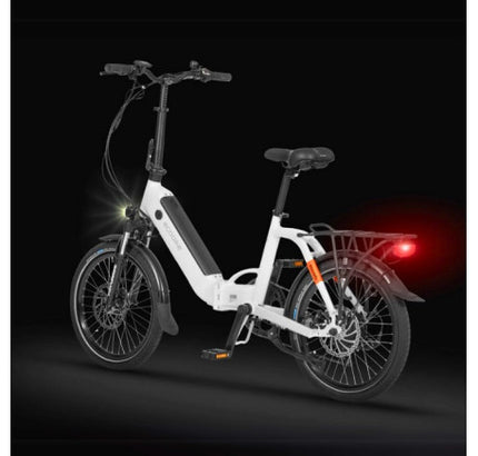 ECOBIKE Rhino elektrinis dviratis (20"), balta, 17.5Ah