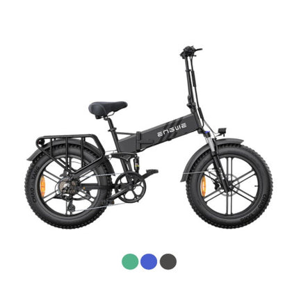 ENGWE ENGINE PRO 2.0 elektrinis dviratis (20"), juoda