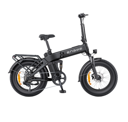 ENGWE ENGINE PRO 3.0 elektrinis dviratis (20"), juoda, standartinė (su „Boost“ mygtuku)