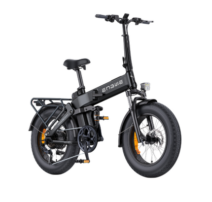 ENGWE ENGINE PRO 3.0 elektrinis dviratis (20"), juoda, standartinė (su „Boost“ mygtuku)