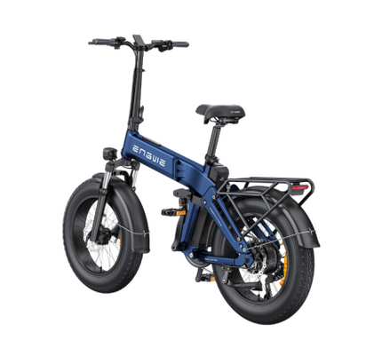 ENGWE ENGINE PRO 3.0 elektrinis dviratis (20"), juoda, standartinė (su „Boost“ mygtuku)