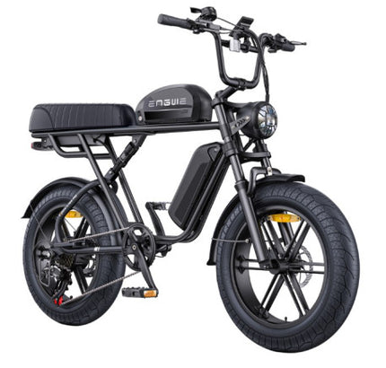 ENGWE M1 elektrinis dviratis (20"), juoda, 15.6Ah + 13Ah