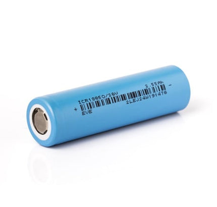 EVE ICR18650 -26V 2550mAh – 7.65A akumuliatoriaus celė