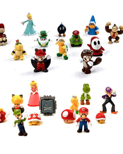 Figūrėlių rinkinys su maišeliu Super Mario Bros, 48 vnt