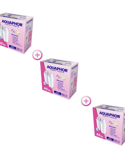 Vandens filtrai Aquaphor A5 Mg, su magniu, 2x3 vnt