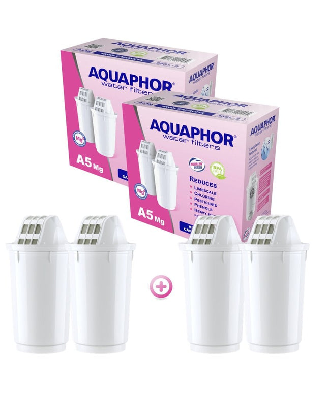 Vandens filtrai Aquaphor A5 Mg, 2x2 vnt