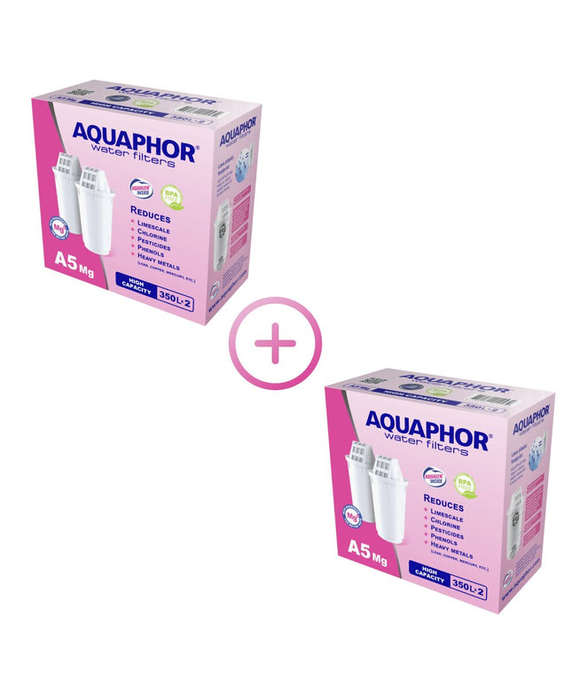 Vandens filtrai Aquaphor A5 Mg, 2x2 vnt