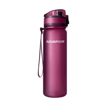 Gertuvė su vandens filtru Aquaphor City, 500 ml, vyšnių spalvos