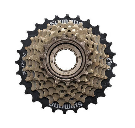 Galinis žvaigždžių blokas Shimano MF-TZ500 7-speed 14-28T (užsukamas)