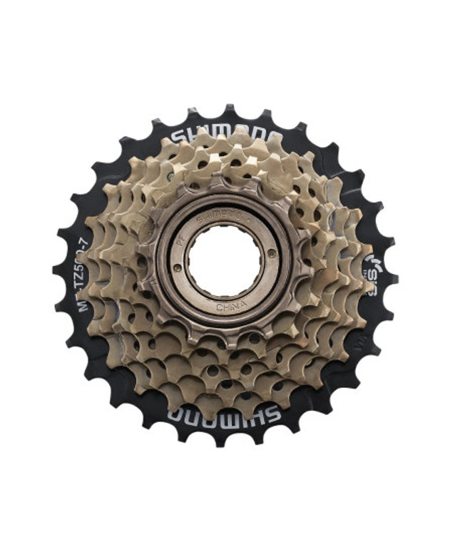 Galinis žvaigždžių blokas Shimano MF-TZ500 7-speed 14-28T (užsukamas)