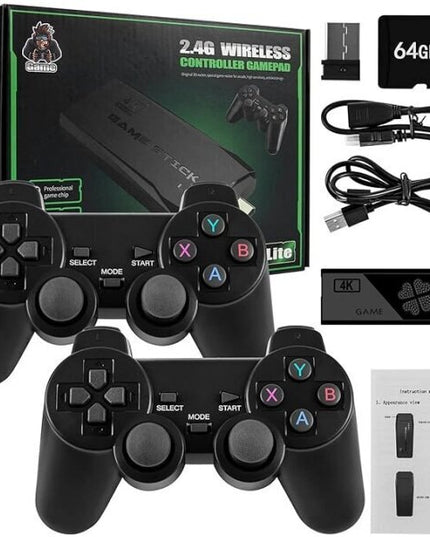 Game Console 20000+ 4k HDmi TV Video Game Stick Retro žaidimų konsolė su 2 belaidžiu valdikliu 4k Game Stick 100% nauja TAO Db 64g
