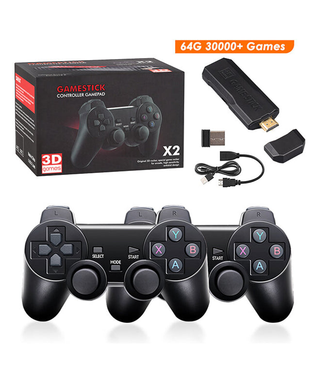 GD10 S vaizdo žaidimų konsolė Integruota 40000 retro rankinio žaidimų grotuvo konsolė Belaidis valdiklis TV žaidimo lazda 4KHD, skirta PSP/GBA