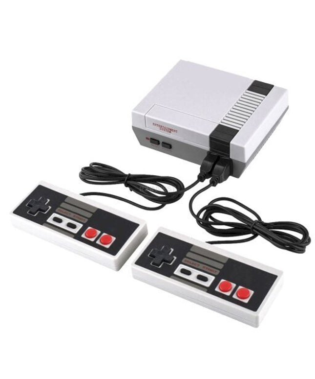 Goodbuy žaidimų konsolė su 2 vairasvirte ir 620 pilkų 8 bitų žaidimų