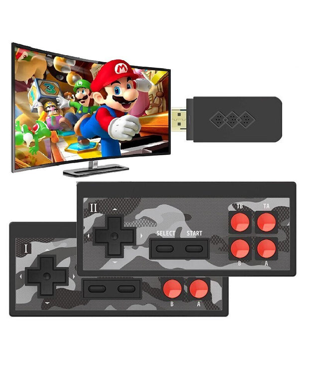 Retro žaidimų konsolė HappyJoe Y2 HD Plus, su 1800 žaidimų