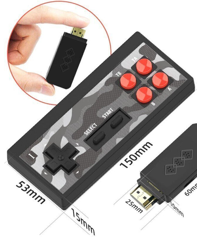 Retro žaidimų konsolė HappyJoe Y2 HD Plus, su 1800 žaidimų