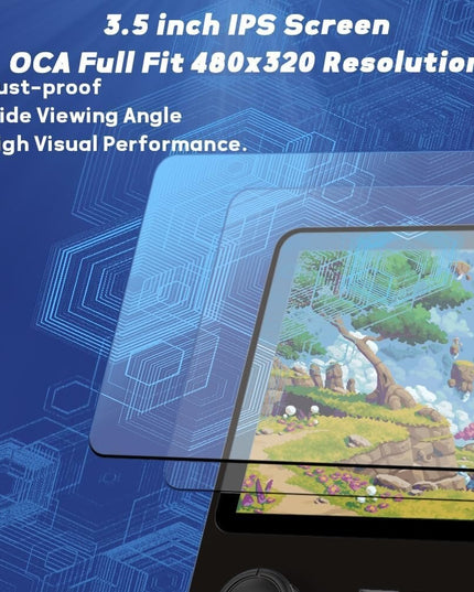 Žaidimų konsolė Happyjoe Powkiddy RGB20S, 64GB, su 20000 žaidimų