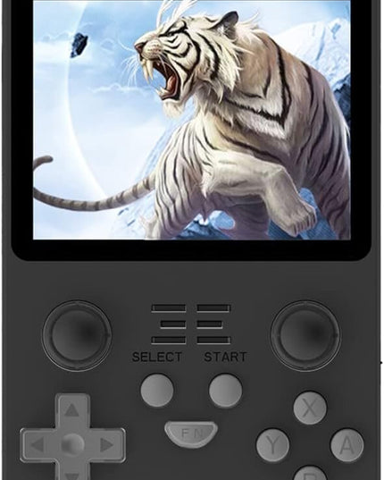 Mini žaidimų konsolė Happyjoe Powkiddy RGB20S, 128GB, su 20000 žaidimų, juoda