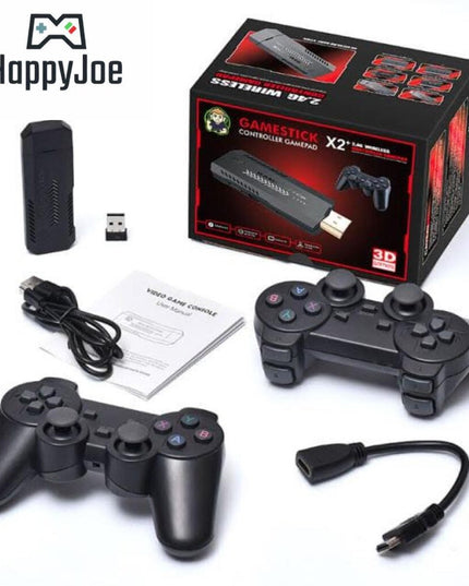 TV žaidimų konsolė HappyJoe X2, 64GB, su 37000 žaidimų