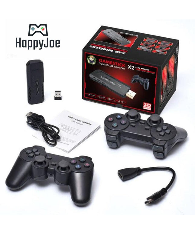 TV žaidimų konsolė HappyJoe X2, 64GB, su 37000 žaidimų