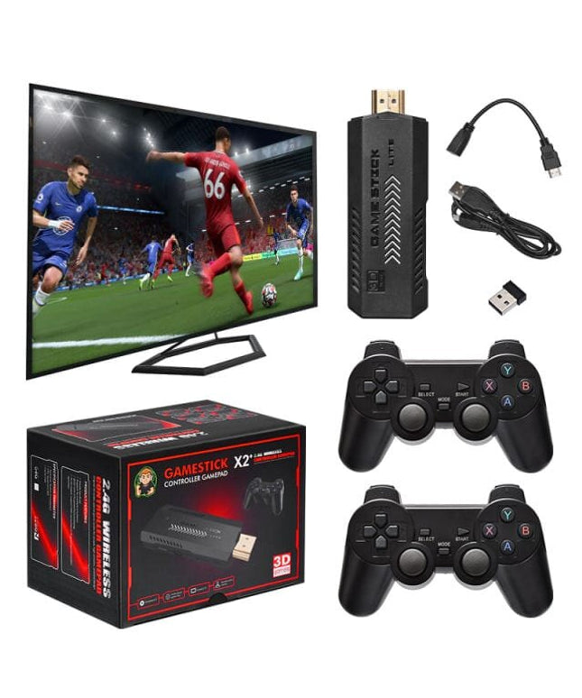 TV žaidimų konsolė HappyJoe X2, 64GB, su 37000 žaidimų