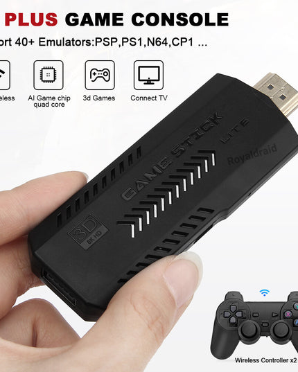 TV žaidimų konsolė HappyJoe X2, 64GB, su 37000 žaidimų