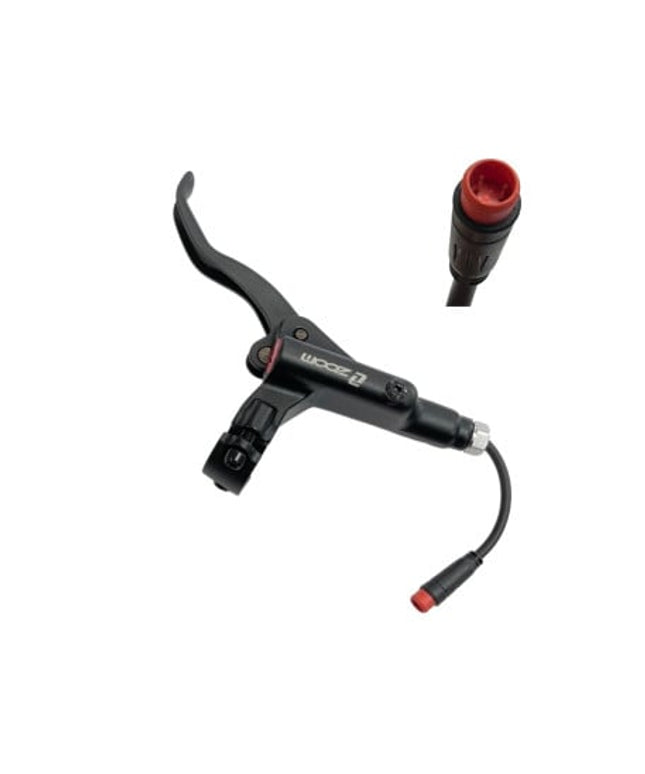 Hidraulinių stabdžių rankenėlė ZOOM kairė su 2 pin jungtimi Teverun Fighter 11 / 11+ / Supreme