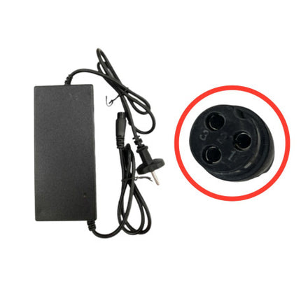 Įkroviklis 54.6V 2A GX16 ( 48V Baterijai ) su ventiliatoriumi
